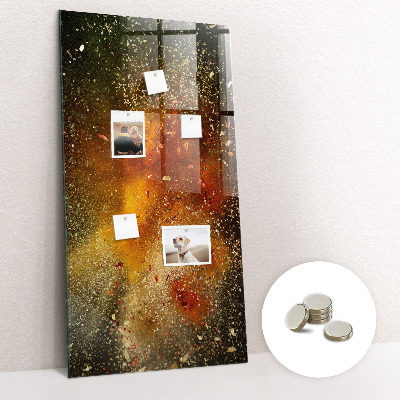 Tableau magnétique pour magnets Une explosion de saveurs
