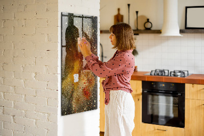 Tableau magnétique pour magnets Une explosion de saveurs