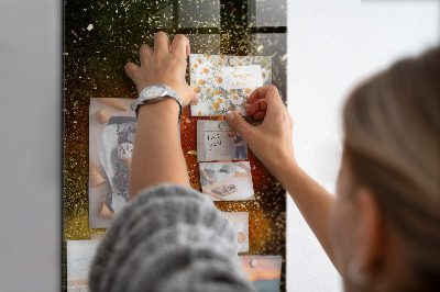 Tableau magnétique pour magnets Une explosion de saveurs