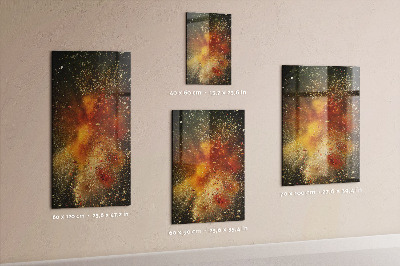 Tableau magnétique pour magnets Une explosion de saveurs