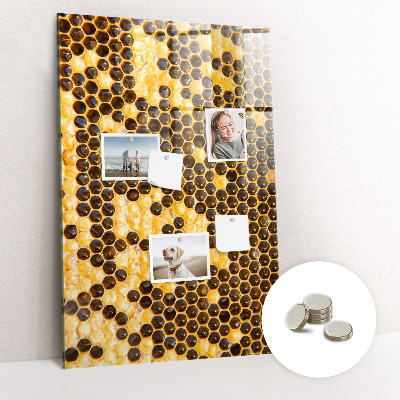 Tableau magnétique vertical Rayon de miel