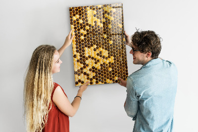 Tableau magnétique vertical Rayon de miel
