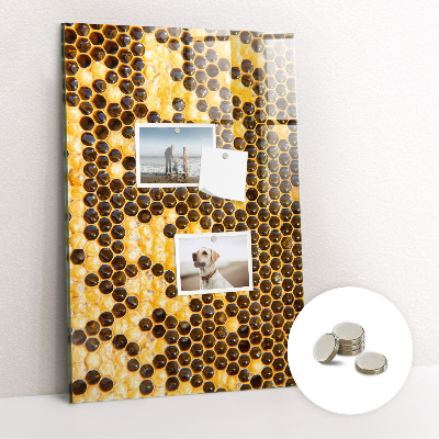 Tableau magnétique vertical Rayon de miel