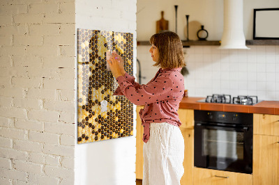 Tableau magnétique vertical Rayon de miel