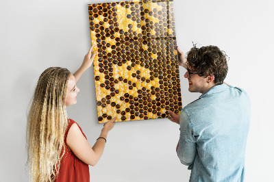 Tableau magnétique vertical Rayon de miel