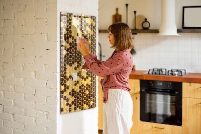 Tableau magnétique vertical Rayon de miel