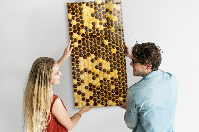 Tableau magnétique vertical Rayon de miel