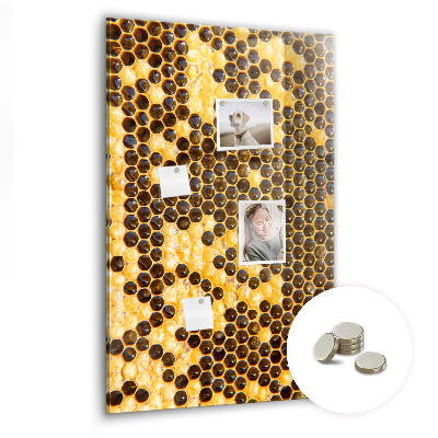 Tableau magnétique vertical Rayon de miel