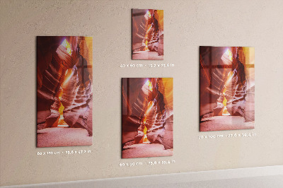 Tableau magnétique vertical Antelope Canyon