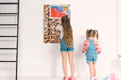 Tableau magnétique pour magnets Bouchons de vin