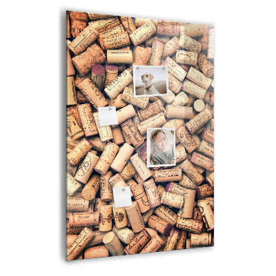 Tableau magnétique pour magnets Bouchons de vin