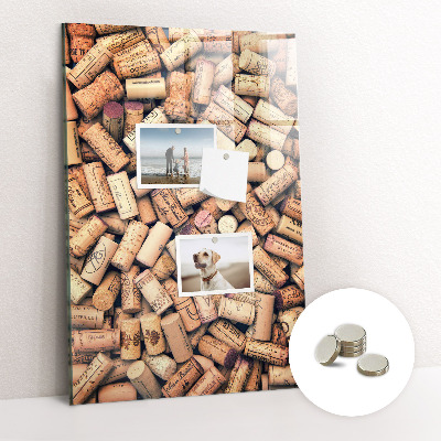 Tableau magnétique pour magnets Bouchons de vin