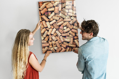 Tableau magnétique pour magnets Bouchons de vin