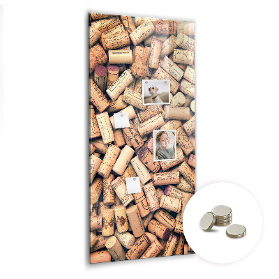 Tableau magnétique pour magnets Bouchons de vin