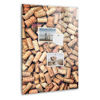 Tableau magnétique pour magnets Bouchons de vin