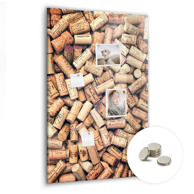 Tableau magnétique pour magnets Bouchons de vin