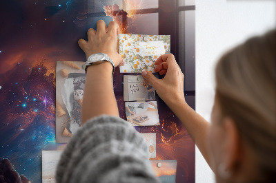 Tableau magnétique enfant Espace galactique