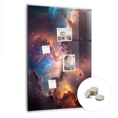 Tableau magnétique enfant Espace galactique