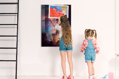 Tableau magnétique enfant Espace galactique