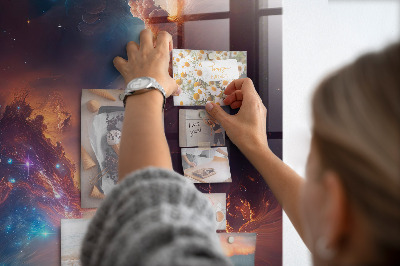 Tableau magnétique enfant Espace galactique