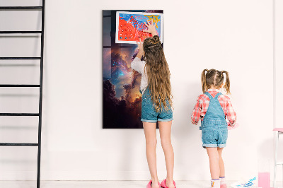 Tableau magnétique enfant Espace galactique