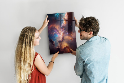Tableau magnétique enfant Espace galactique