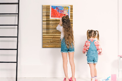 Tableau magnétique vertical Bambou