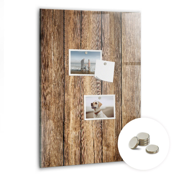 Tableau magnétique pour magnets Texture du bois