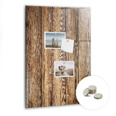 Tableau magnétique pour magnets Texture du bois