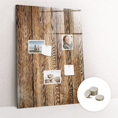 Tableau magnétique pour magnets Texture du bois