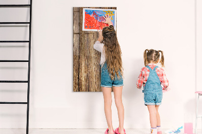Tableau magnétique pour magnets Texture du bois