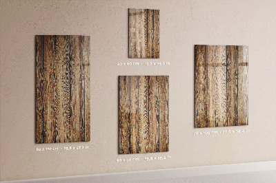 Tableau magnétique pour magnets Texture du bois