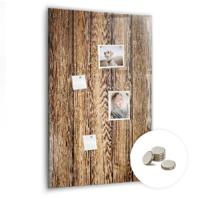 Tableau magnétique pour magnets Texture du bois