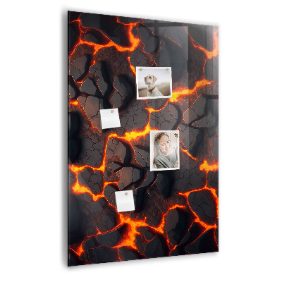 Tableau magnétique pour magnets Lave volcanique