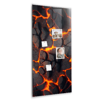 Tableau magnétique pour magnets Lave volcanique