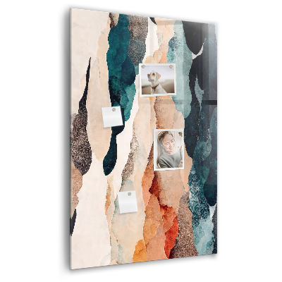 Tableau magnétique vertical Taches abstraites