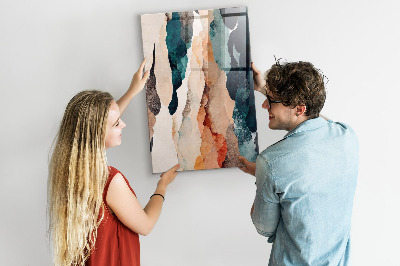Tableau magnétique vertical Taches abstraites