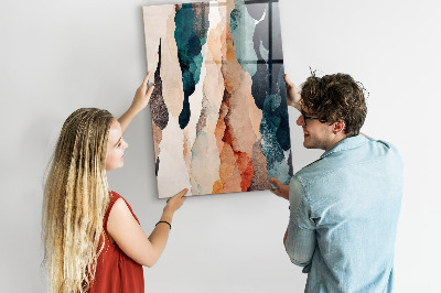 Tableau magnétique vertical Taches abstraites