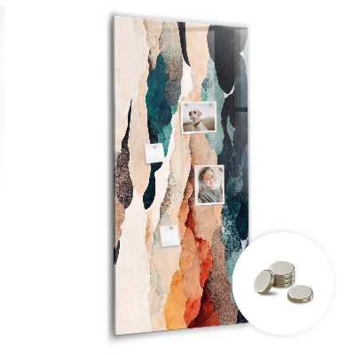 Tableau magnétique vertical Taches abstraites