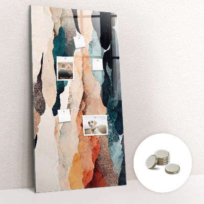 Tableau magnétique vertical Taches abstraites