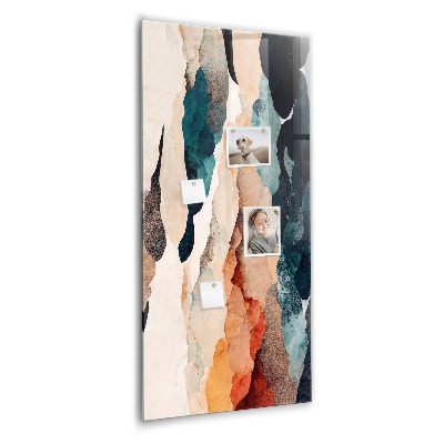 Tableau magnétique vertical Taches abstraites