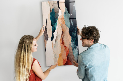 Tableau magnétique vertical Taches abstraites