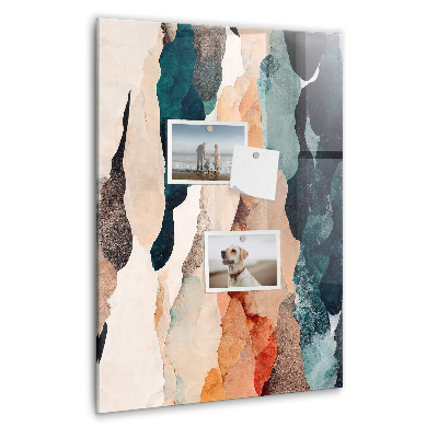 Tableau magnétique vertical Taches abstraites