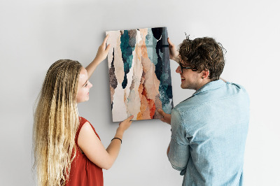 Tableau magnétique vertical Taches abstraites