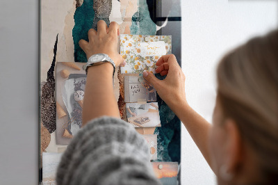 Tableau magnétique vertical Taches abstraites