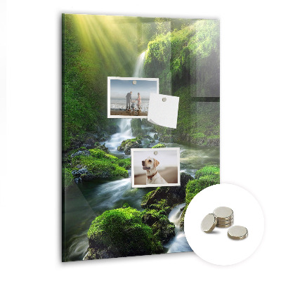 Tableau magnétique pour magnets Cascade avec rochers