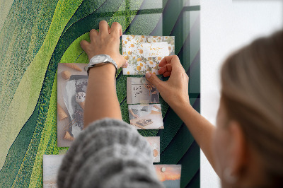 Tableau magnétique vertical Lignes paysage nature