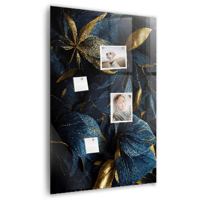 Tableau magnétique pour magnets Floral foncé