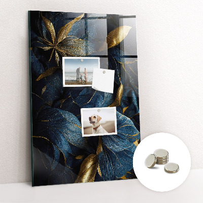 Tableau magnétique pour magnets Floral foncé