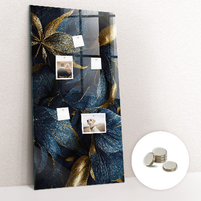 Tableau magnétique pour magnets Floral foncé